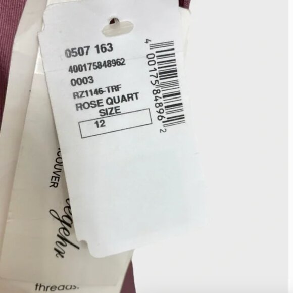 Catherine Regehr NEW NWT Rose Quartz Off The Shoulder Silk-wool Gown Size 12 - Picture 8 of 10